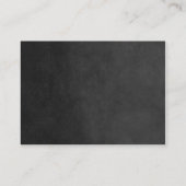 Charcostring Lights Hochzeitkarte Begleitkarte (Rückseite)