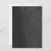 Charcostring Lights Hochzeitseinladung Einladung (Rückseite)