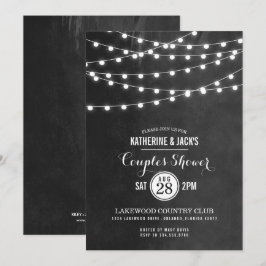 Charcostring Lights Paare Dusche Einladung