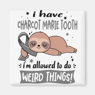 Charcot Marie Tooth Aufklärungsmonat Ribbon Gesche Magnet
