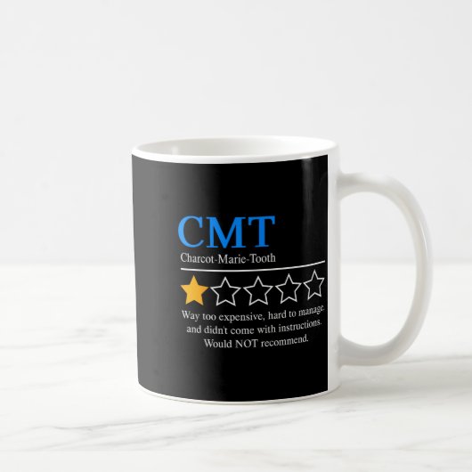 Charcot Marie Tooth Disease Awareness Cmt Not Reco Kaffeetasse (Rechts)