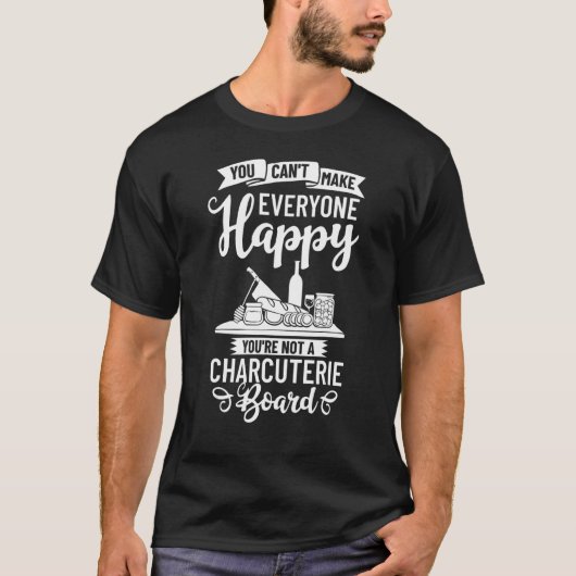 Charcuterie Board Cheese Plate Meat Recipes Ideas T-Shirt (Vorderseite)