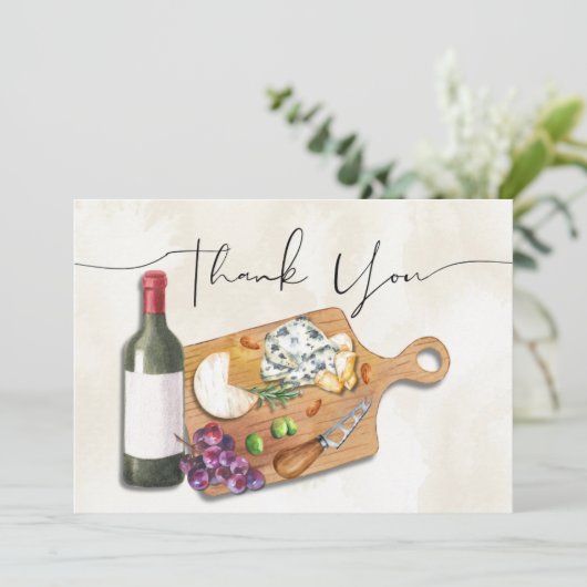 Charcuterie Board Danke Karte (Stehend Vorderseite)