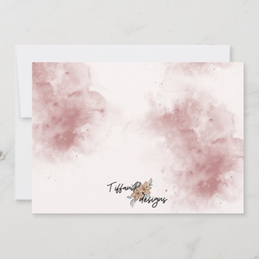 Charcuterie Board Danke Karte (Rückseite)