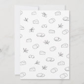 Charcuterie-Board Versammlung Party-Einladung Einladung (Rückseite)