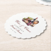 Charcuterie Board Wein & Brautparty Untersetzer (angewinkelt)