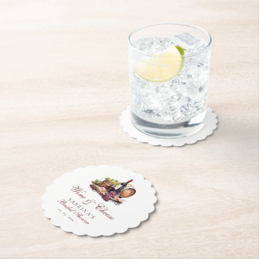 Charcuterie Board Wein & Brautparty Untersetzer (Vor Ort)