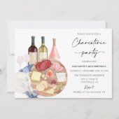 Charcuterie Board Weinkeller Jegliches Party Einladung (Vorderseite)