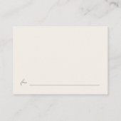 Charcuterie Cheese Display Brautparty Begleitkarte (Rückseite)