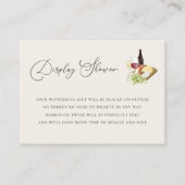 Charcuterie Cheese Display Brautparty Begleitkarte (Vorderseite)