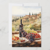 Charcuterie Chefkoch Brautparty Einladung (Rückseite)