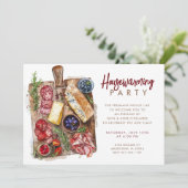 Charcuterie Chefkoch Party Housewarming Einladung (Stehend Vorderseite)