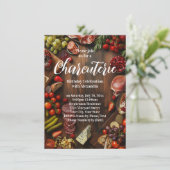 Charcuterie Girls Night Birthday Party oder Social Einladung (Stehend Vorderseite)