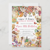 Charcuterie Girls Night Party Einladung (Vorderseite)