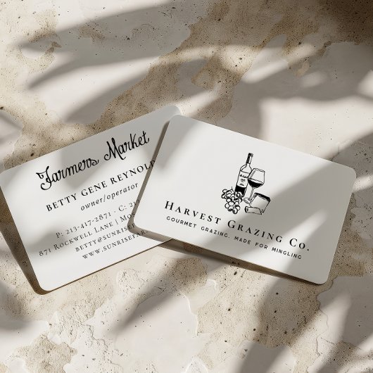 Charcuterie Gourmet Catering Visitenkarte