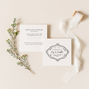 Charcuterie Gourmet Grazing- und Catering-Branding Quadratische Visitenkarte