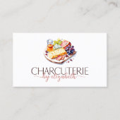Charcuterie Grazing Board Moderne Visitenkarte (Vorderseite)