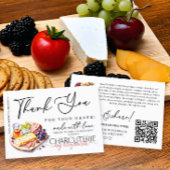 Charcuterie Grazing Board Order Vielen Dank Visitenkarte