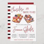 Charcuterie mit der Braut zu sein! Brautparty Einladung (Vorne/Hinten)