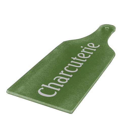 Charcuterie Olive Green Serving / Cutting Board Schneidebrett (Ecke)
