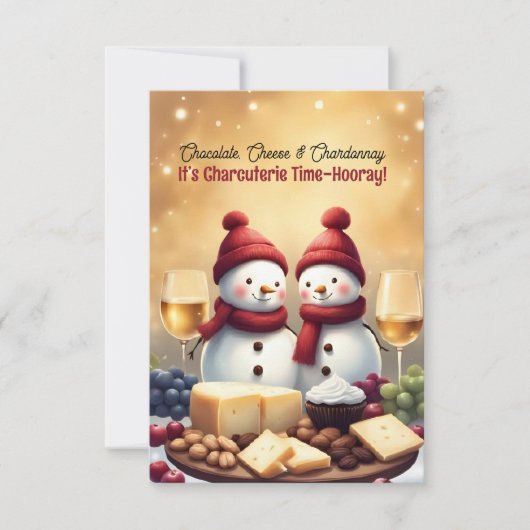 Charcuterie Party Einladung (Vorderseite)