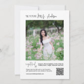 Charcuterie-Party mit dem QR-Code für den nächsten Einladung (Rückseite)