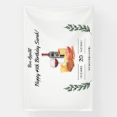 Charcuterie und Wine Picnic zum Geburtstag Banner (Vertikal)