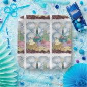 Charcuterie Wein und Käse Pappteller (Party)