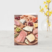 Charcutery Board | Küche und Küche Karte (Gelbe Blume)