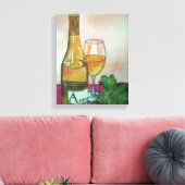 Chardonay Bitte Leinwanddruck (Insitu (Wohnzimmer))