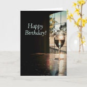 Chardonnay and Sunshine Birthday Card Karte (Gelbe Blume)