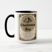 Chardonnay Day - Parody-Tasse für Eltern Tasse (Links)