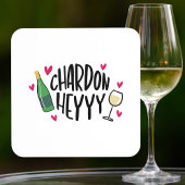 Chardonnay Funny Getränkeuntersetzer