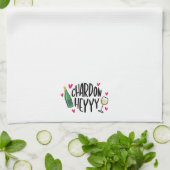 Chardonnay Funny Heart Chardon Heyy Geschirrtuch (Gefaltet)