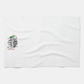 Chardonnay Funny Heart Chardon Heyy Geschirrtuch (Horizontal)