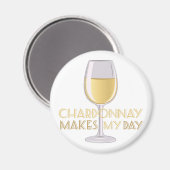 Chardonnay Magnet (Vorderseite/Rückseite)
