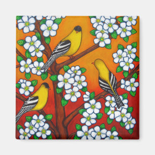 Chardonnay-Sonnenuntergang-Magnet Magnet