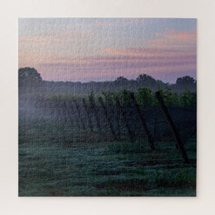 Chardonnay Vineyard Sunrise Puzzle