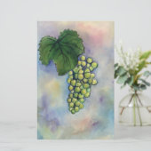 Chardonnay Weinkultur und Erde Briefpapier (Stehend Vorderseite)