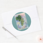 Chardonnay Weintrauben Aufkleber (Umschlag)