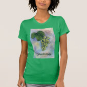 Chardonnay Weintrauben & Beschreibung Shirt (Vorderseite)