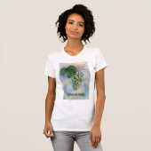 Chardonnay Weintrauben & Beschreibung Shirt (Vorne ganz)