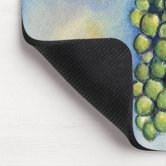 Chardonnay Weintrauben Mousepad (Ecke)