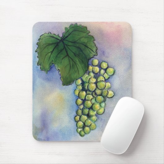 Chardonnay Weintrauben Mousepad (Mit Mouse)