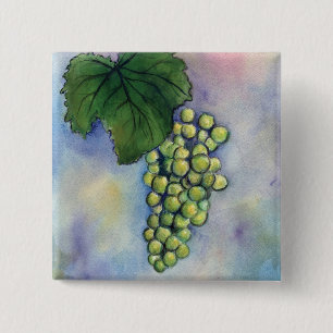 Chardonnay Weintrauben Schaltfläche Button