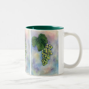 Chardonnay Weintrauben Tasse