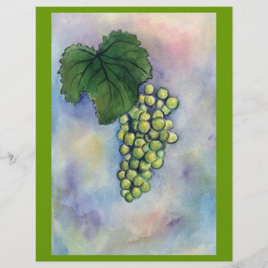Chardonnay Wine Grapes Flyer (Vorne)