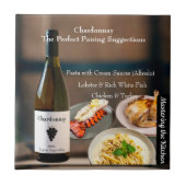 Chardonnay Wine Pairing/Mastering the Kitchen Fliese (Vorderseite)