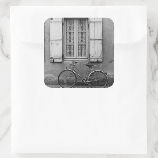 Charentes Bike Marans Quadratischer Aufkleber (Tasche)