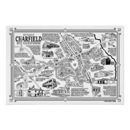 Charfield Village Map Poster